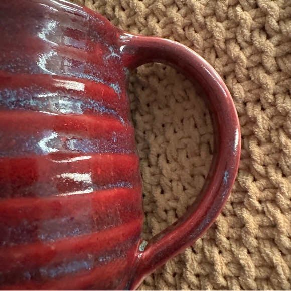 MUD Ceramic Studio Pottery 12oz Coffee/Tea Mug, Eye In Flower Design - Picture 7 of 9